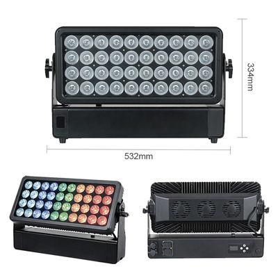 Wall Washer Licht 40x10W RGBW 4-in-1 Waterdichte Schijnwerper voor Stadsfase Park Aluminium Wash Led Verlichting