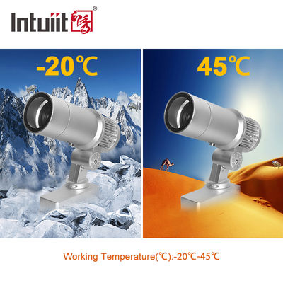 60W Buiten Gobo Projectielicht Reclamebord Licht Waterdichte Roterende Led Bord Projector Patroon Deur logo Spotlight