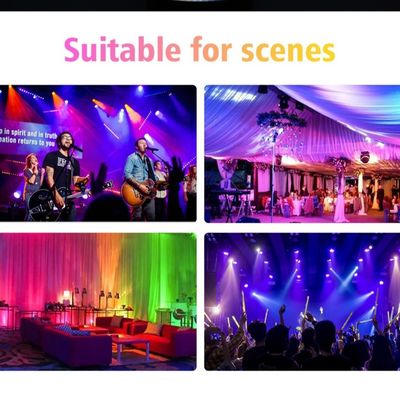 60x12W RGBW 4in1 Led par light Dj stage trouwfeest dj disco led wash