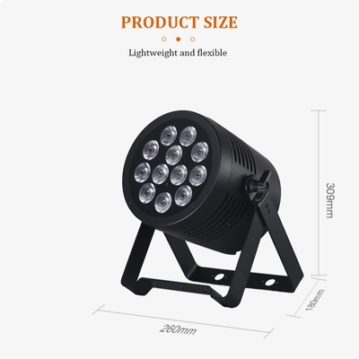 IP65 LED Par Light Waterdicht IP65 Rated Outdoor 12x20W RGBWA-UV 6in1 Stage Light DMX512
