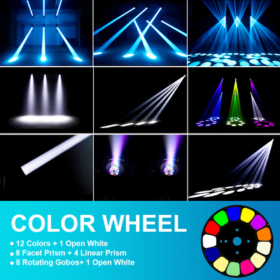 IP66 Beam 200w Dmx512 Led Beam Moving Head Stage Lighting voor Nightclub Dj Event