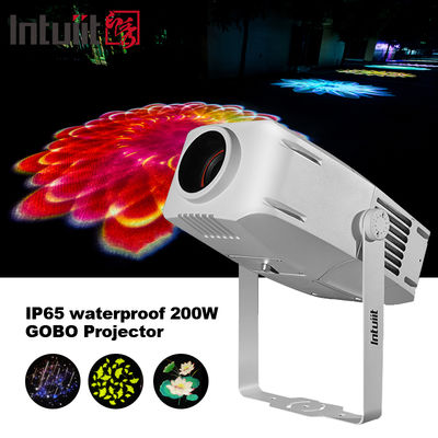 Buiten IP65 Waterdicht Led 200W Gobo Effect Licht Kleurrijke logo projector Park Led Lampen