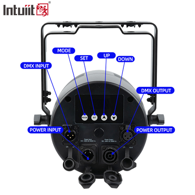 7*20W 6-in-1 LED Buiten Outdoor IP65 Waterdicht RGBWA-UV DMX 512 Besturing Par Licht