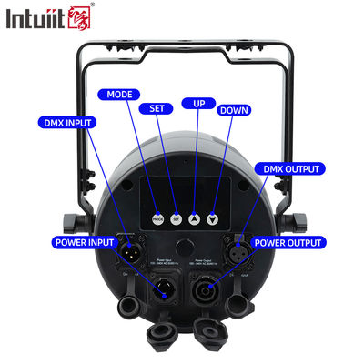 7x20W RGBWA + UV 6-in-1 IP65 Outdoor LED PAR Light   DMX512 Waterdicht wassen voor podium, bruiloft en evenementen