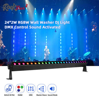24*2W RGBW 4in1 Led Wandwasser Bar