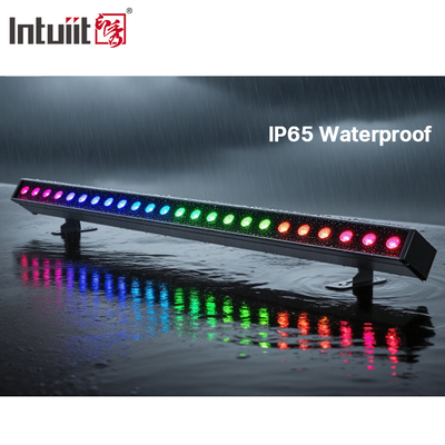 Batterijvoeding 24x2W DMX512 LED Wall Washer IP65 Waterdicht met RGBW-effecten voor commerciële buitenverlichting