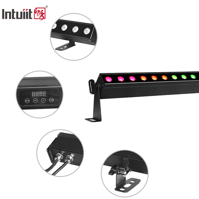 Batterijvoeding 24x2W DMX512 LED Wall Washer IP65 Waterdicht met RGBW-effecten voor commerciële buitenverlichting