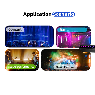 LED 24*2W Stage Lighting DMX512 RGBW Led Light Bars Lineaire Disco Stage Club Wedding Voice-Activated Led Wall Washer Light