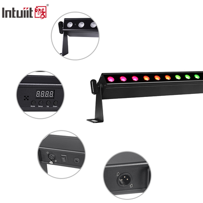 24*2W Disco DJ Accu Aangedreven Wall Washer DMX Geluidsactieve Led Podium Lichtbalk