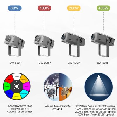 Buiten 60w LED watergolf Blauwe oceaan golflicht voor tentoonstelling Hotelgang