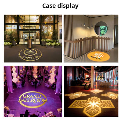 Gratis Custom Logo Gobo Projector Advertentie Lamp 40W LED Sign Wall Projection Lamp IP20