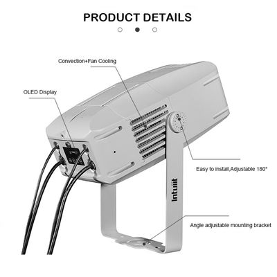 100W Water Wave Effect Ocean Ripple Lights Outdoor IP65 Led Gobo Projector for Advertising Building with Water Wave Light