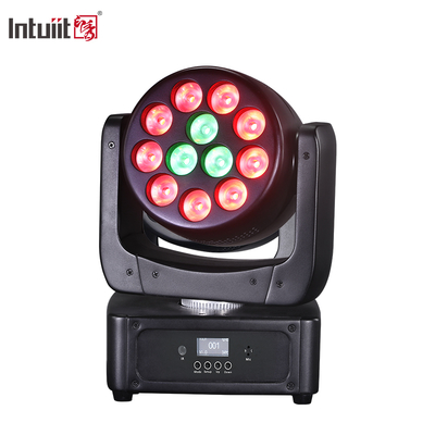 Evenement Show Podiumverlichting Apparatuur DMX Beam RGBW 12x8w Led Wash Moving Head Licht