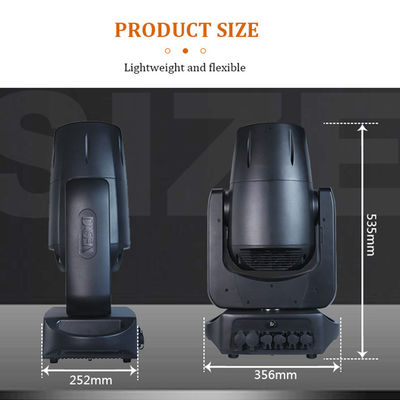 200W LED Beam Moving Head IP66 Waterproof Gobo Wheel for Concerts Festivals