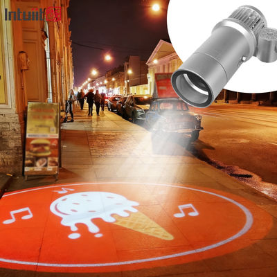 60W Buiten Gobo Projectielicht Reclamebord Licht Waterdichte Roterende Led Bord Projector Patroon Deur logo Spotlight