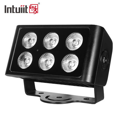 6x5W Buiten IP65 Vierkant DMX RGBW LED Flood Light Voor Gebouw Gevel LED Wandwasser Floodlight
