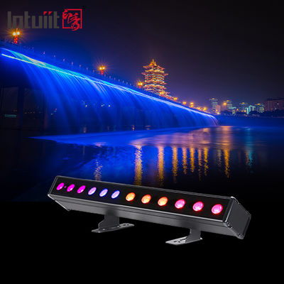12*2W 4-in-1 IP65 LED Wash Bar Battery Powered RGBW Projection Lights Straal effect