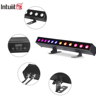 12*2W 4-in-1 IP65 LED Wash Bar Battery Powered RGBW Projection Lights Straal effect
