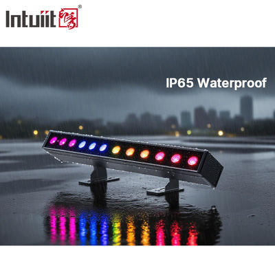 12*2W 4-in-1 IP65 LED Wash Bar Battery Powered RGBW Projection Lights Straal effect