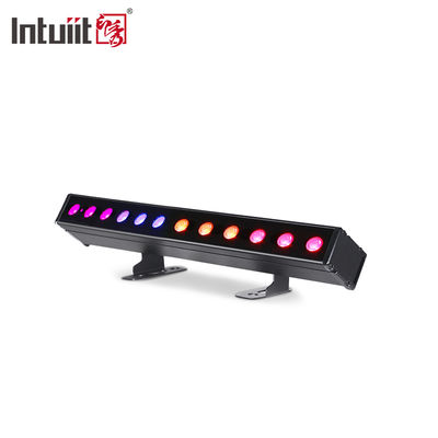 12*2W 4-in-1 IP65 LED Wash Bar Battery Powered RGBW Projection Lights Straal effect