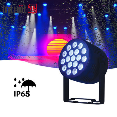 IP65 Outdoor LED Par Lights - 18x20W RGBWA UV 6in1 Waterdicht DJ Stage Light Sound Activated Auto RDM Support&DMX Control Uplights voor bruiloft Verjaarsdag Muziek Lichtshow Feesten Evenementen Stage Lighting