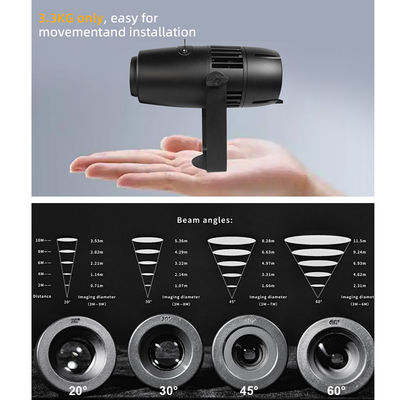 IP65 Waterdicht Roterende LED 60W Projector - Aluminium legering Gobo Licht voor Custom Logo Reclame & Outdoor Branding