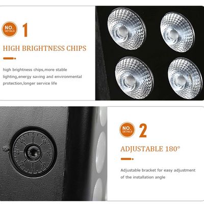 DMX512 RGBW Kleurrijke gevelverlichting Buiten Aluminium LED 6x5W Wandwasser Commerciële gebouwen Decoratieve muur Flood Spot Light