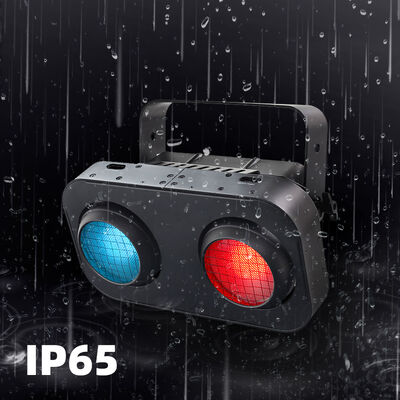 Buiten LED COB Blinder Light 2x90W RGB Amber Warm White IP65 Waterdicht Strobe Stage Lighting DMX512 voor professioneel show theater