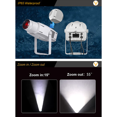 400W Outdoor IP65 LED Water Wave Gobo Projector Licht voor musea, themaparken en eetgelegenheden