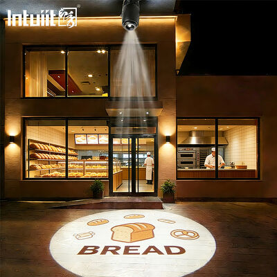 LED 60W Buitenwaterdicht IP65 Shop Sign Buiten Custom Gobo Projector voor vloerprojectie