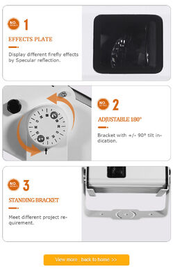 Vuurvliegjes Lichten Sterrenprojector Laser Kerst RGB Verkleuring 13W voor Boom Plafond Tuin Grassen Hof Buiten Indoor Gebruik