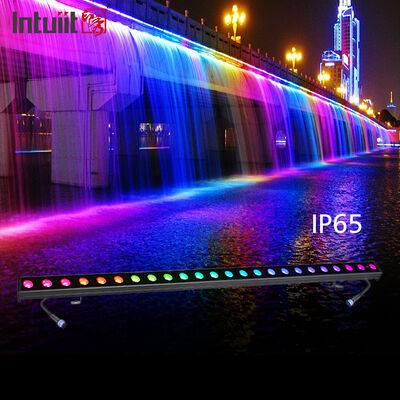 Lineaire wandwaslamp 24*2W Aluminium RGBW DMX IP65 Waterdicht voor Kerk Podium Buitenverlichting