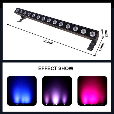 LED Wall Washer Bar 4x10W RGBW 4in1 IP65 Outdoor Stage DJ Wash Light Linear Strip DMX Wedding Back Light