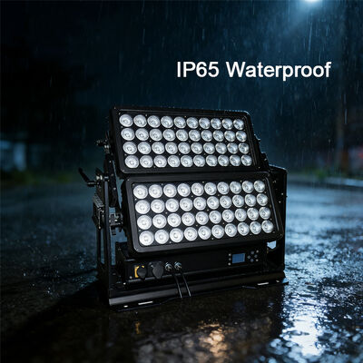 Professionele Outdoor IP65 800W RGBW 4-in-1 LED Wall Washer Dubbele Lagen Landschap Architectonisch Waslicht voor Stad Kleur