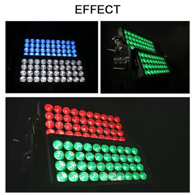 Professionele Outdoor IP65 800W RGBW 4-in-1 LED Wall Washer Dubbele Lagen Landschap Architectonisch Waslicht voor Stad Kleur