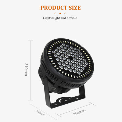 60*12W RGBW 4in1 IP65 Outdoor LED PAR Can Uplighting Set DMX512 Stage Wash Light voor Bruiloft Evenement Gebouw Façade