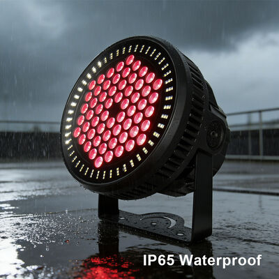 60*12W RGBW 4in1 IP65 Outdoor LED PAR Can Uplighting Set DMX512 Stage Wash Light voor Bruiloft Evenement Gebouw Façade