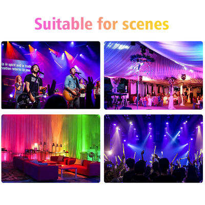 60*12W RGBW 4in1 IP65 Outdoor LED PAR Can Uplighting Set DMX512 Stage Wash Light voor Bruiloft Evenement Gebouw Façade