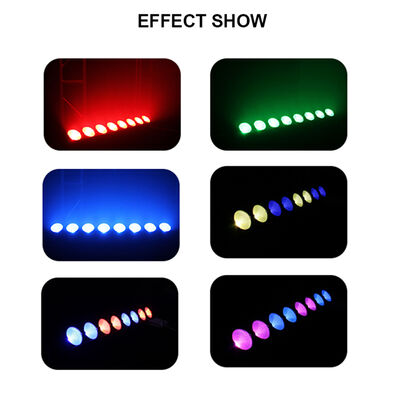 8*15W RGB Led Stage Lights Bar Dj Strobe Party Lights Bar 3 in 1 Wall Washer Light Indoor met DMX Control AutoPlay voor Kerstmis Wedding Dance