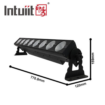 8*15W RGB Led Stage Lights Bar Dj Strobe Party Lights Bar 3 in 1 Wall Washer Light Indoor met DMX Control AutoPlay voor Kerstmis Wedding Dance