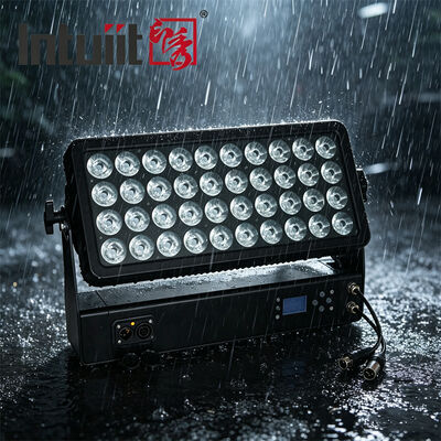 Professional 400W LED Outdoor Stage Light RGBW 4in1 40x10W IP65 Flood Light DMX512 Wash Light for Concert Event Festival Show