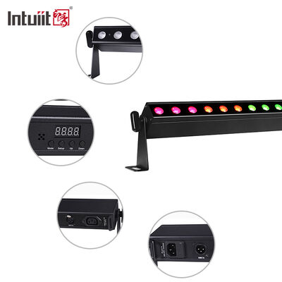 Indoor LED wandwasser licht 24x2W RGBW DMX512 Sound Active Stage Bar Lighting IP20 Lineaire waslamp voor architectonisch interieur