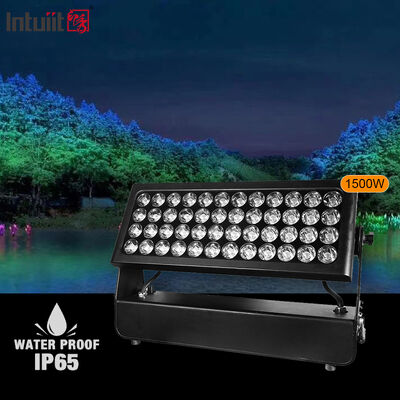 Factory Wholesale 2000W LED Flood Light Outdoor IP65 48x40W RGBW 4in1 Architectural Wash Light  for City Beautification Project