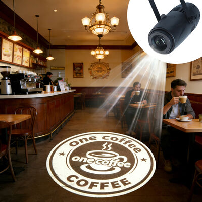 LED 40W IP20 Binnenreclame Gobo Projector Lamp Aangepaste Logo Projector Vloerlamp