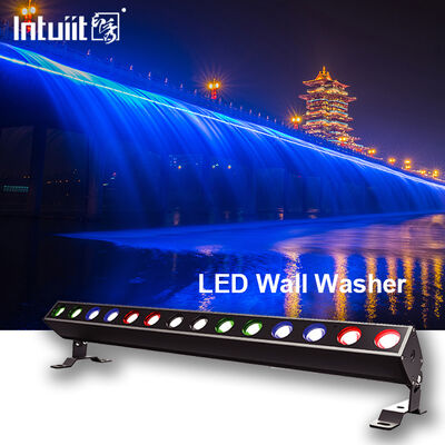 140W RGBW 4in1 IP65 Waterdicht LED Lineaire Wandwasser 14x10W DMX512/RDM City Color Building Lighting