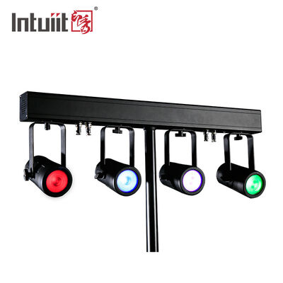 4x20W RGBW 4-in-1 LED PAR Uplighting Kit 4.5° Narrow Beam DMX512 Stage Wash System voor bruiloften, DJ's & Events