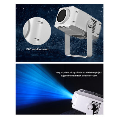 100W Logo Gobo Projector Light IP65 Outdoor DMX512 Custom Pattern Projection voor reclame, gebouw en evenementen