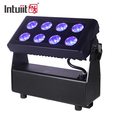 8*15w 4 in 1 Ip65 Batterij aangedreven Led Uplights Rgbw Party Light