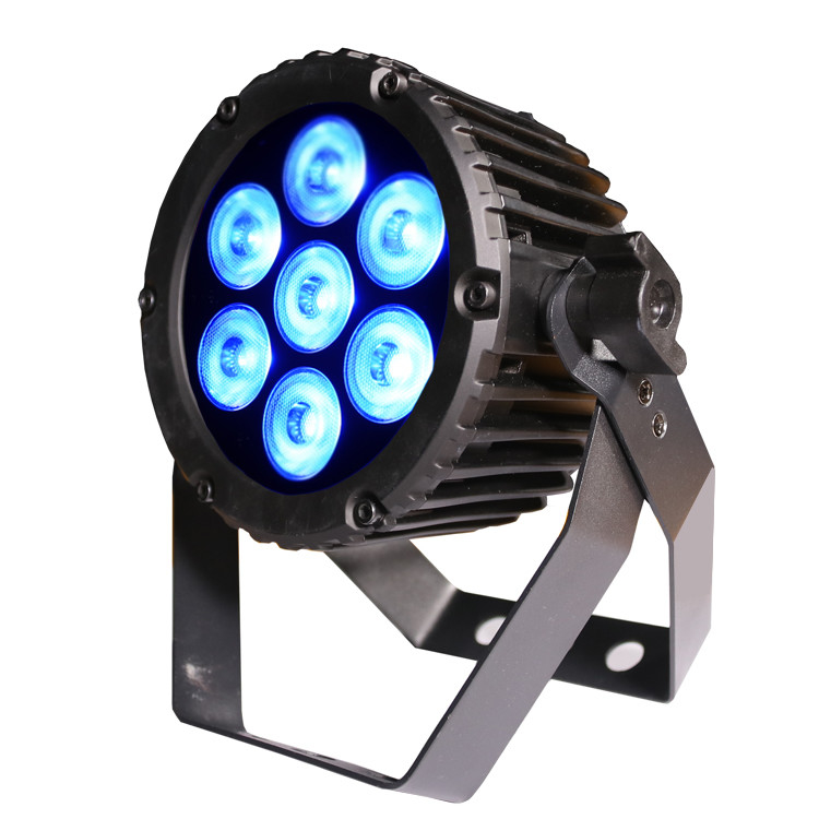 DJ Wedding Concert Dimbaar RGBW Led Stage Light Waterdicht Led Par Light 7 * 3W