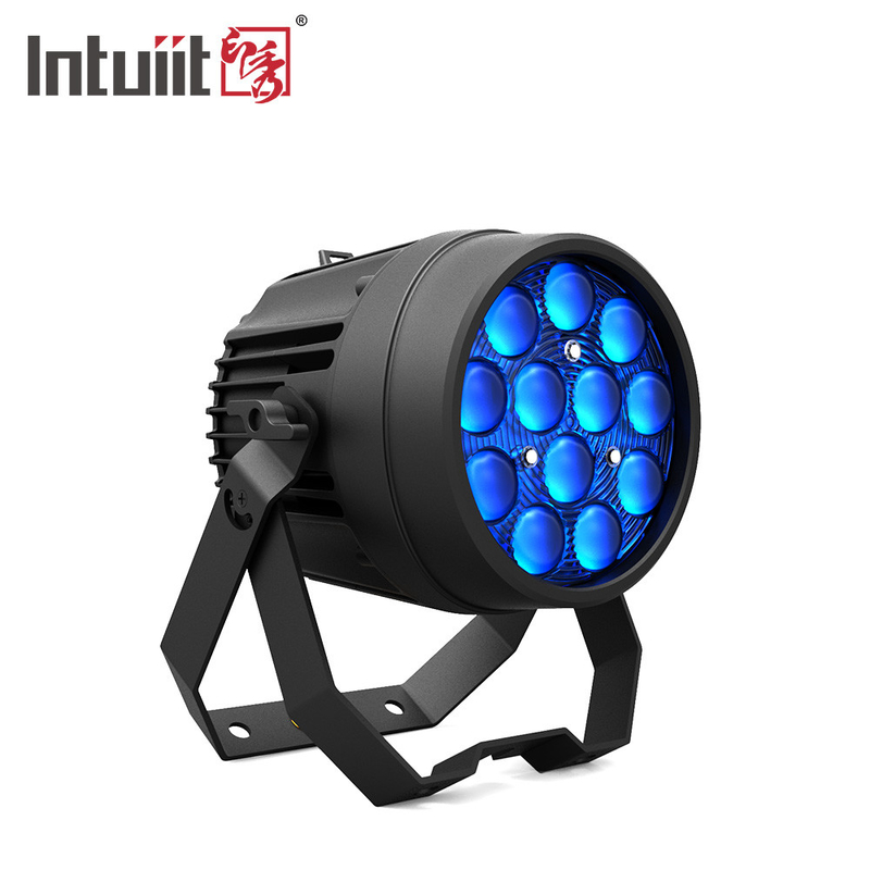 Het Gezoem van de LEIDENE van DMX512 RGBW het Pari Lichte Graad 5-60 van Dmx Stadiumwas